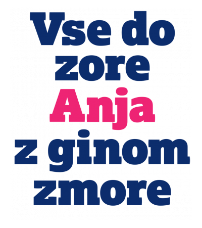 Anja zmore z ginom